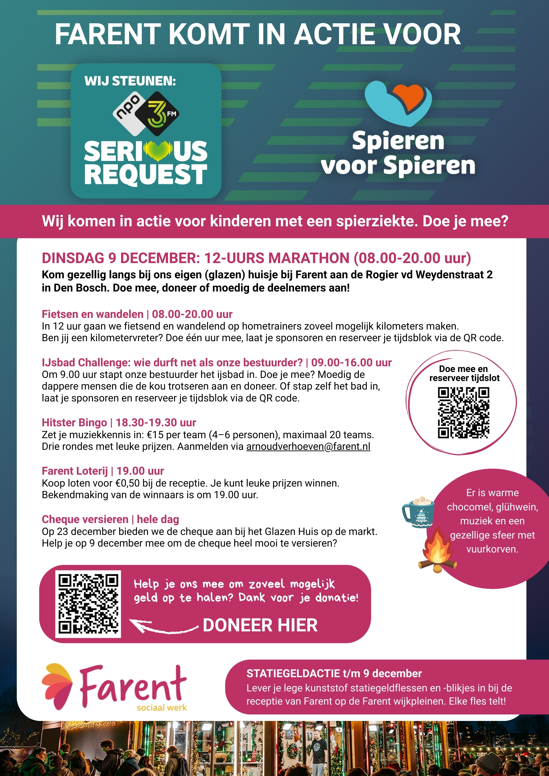 Serious Request Farent actiedag 9 december 2025